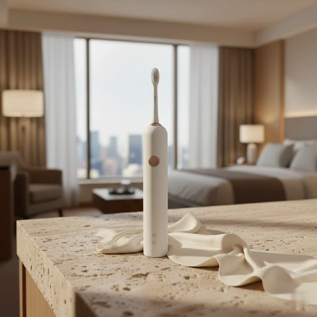 Oral-B electric toothbrush with various brush heads
